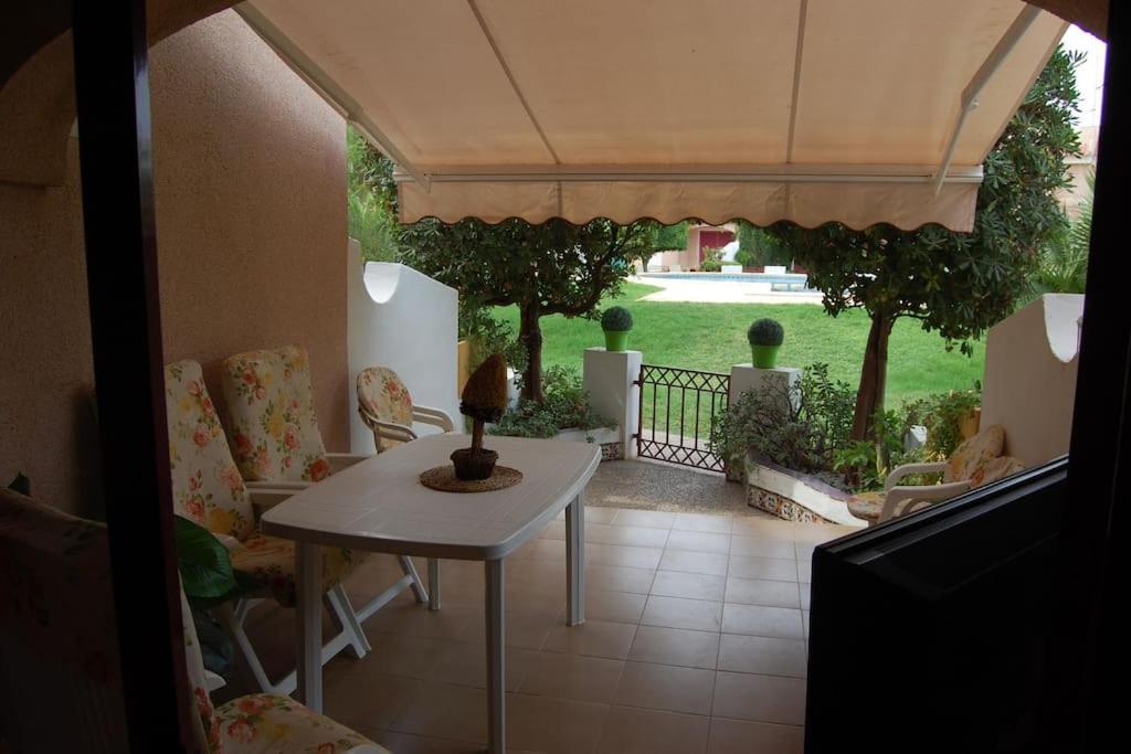 Precioso Duplex Con Piscina, En 1ª Linea De Playa Villa El Puerto de Mazarrón Kültér fotó